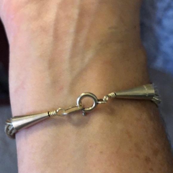 Sterling silver beaded Multi-Strand Bracelet - Picture 2 of 7